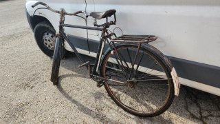 Bicicleta antigua de paseo