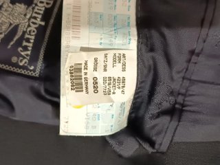 Burberry's Blazer Lana Vergine Super 100s