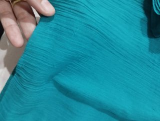 Blusa verde agua marina con lentejuelas