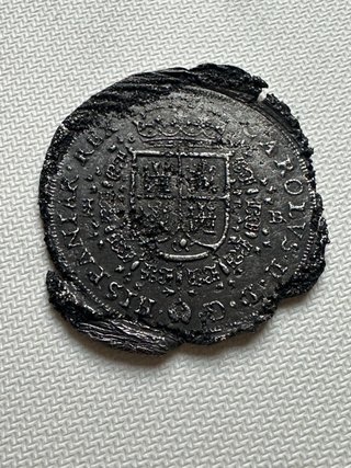 8 Reales Plata Carolus II 1687 Replica