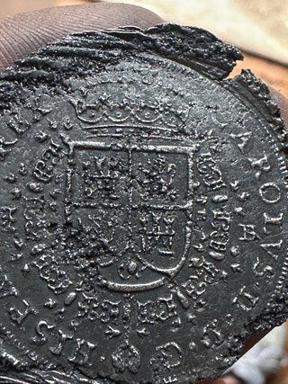 8 Reales Plata Carolus II 1687 Replica