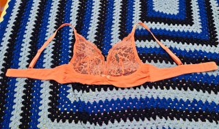 Sujetador coral encaje floral Mint & Berry  75 A