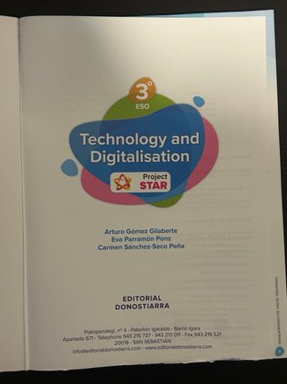 Libro tecnologia bilingue 3° ESO