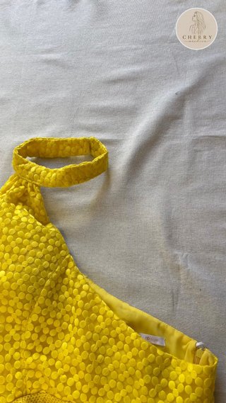 Vestido Fiesta Amarillo Estilo Nb