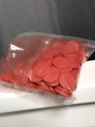 Fichas rojas para juegos