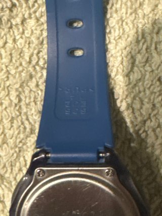 Reloj Casio Digital Azul y Plateado