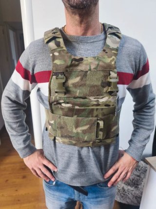 Chaleco táctico airsoft multicam