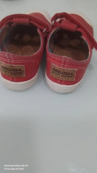 Zapatos Pablosky rojos talla 23
