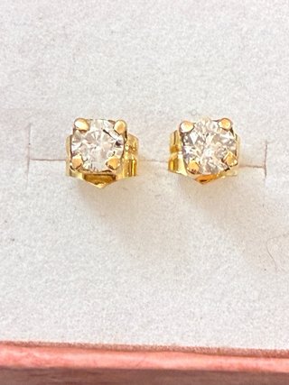 Pendientes Oro 18k Diamantes 1.05Ct Naturales