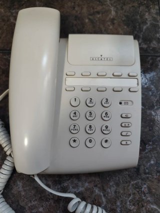 Teléfono fijo Alcatel blanco