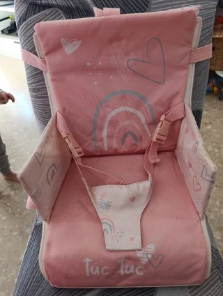 Asiento Trona Plegable Tuc Tuc Rosa