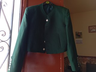 Traje de corto flamenco hombre verde