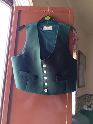 Traje de corto flamenco hombre verde
