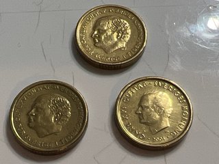 Lote 3 monedas 10kr de Suecia