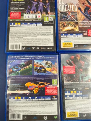 Lote 8 Juegos PS4 (francés)