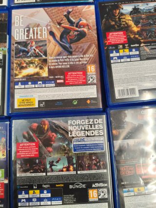Lote 8 Juegos PS4 (francés)