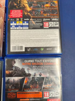 Lote 8 Juegos PS4 (francés)