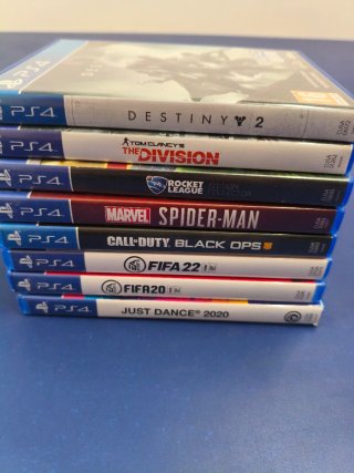 Lote 8 Juegos PS4 (francés)
