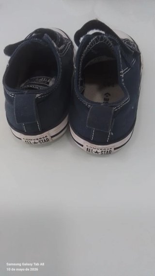 Zapatillas Converse niño azul velcro