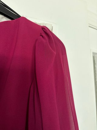 Vestido Topshop Burdeos Talla S