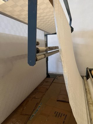 Máquina repasadora tejido 3400mm