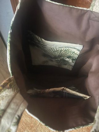 Bolso de tela hecho a mano