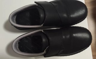 Zapatos de trabajo Dian negros, mujer- hombre