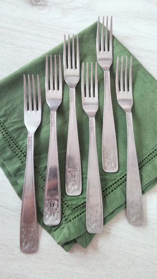 6 Forchette Vintage anni 60