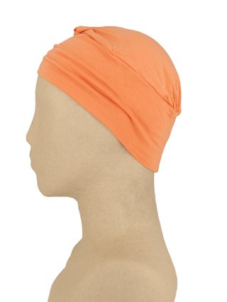 Gorros Oncológicos Bambú Naranja NUEVOS