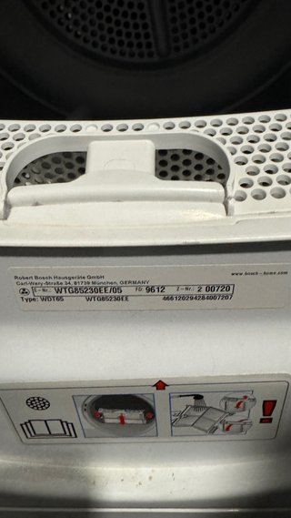 Secadora Bosch 8kg Condensación Serie 6