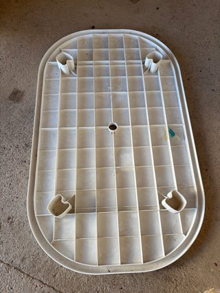 Tavolo da campeggio pieghevole in plastica