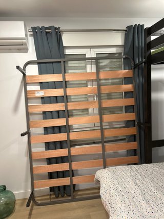 Somier 150cm Metal y Madera