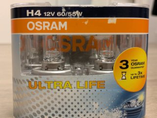 Lámparas H4 Osram Ultra Life 12V 60/55W