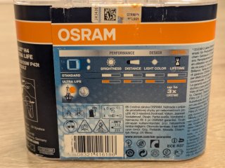 Lámparas H4 Osram Ultra Life 12V 60/55W