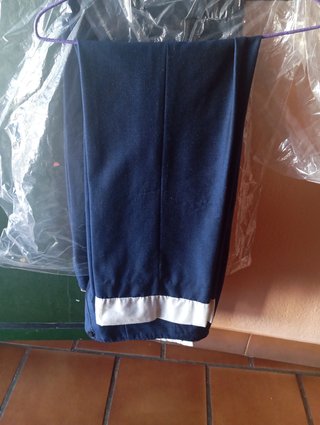 Traje de Flamenco Hombre Gris y Azul