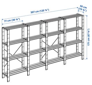 Estanterías modulares IKEA HEJNE