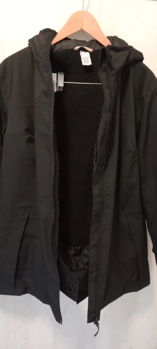 Chaqueta de nieve negra mujer