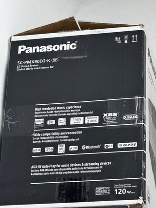 Altavoces Panasonic Negros