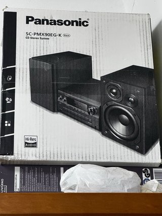 Altavoces Panasonic Negros