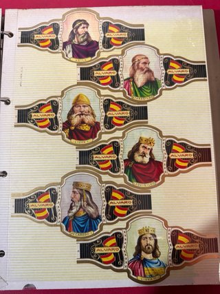 Colección 300 Vitolas Antiguas Álvaro en Álbum