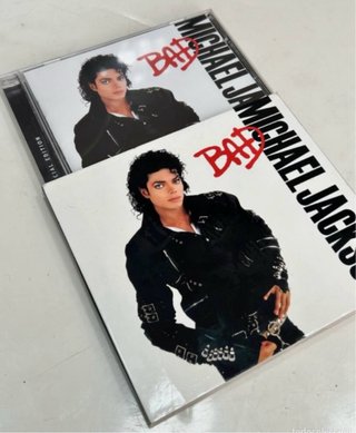 PRECINTADO-CD BAD MICHAEL JACKSON + LIBRO LEGEND d