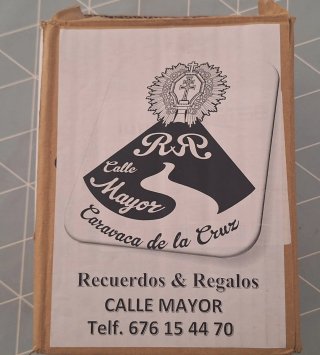 Cruz de Caravaca con Manos Orantes