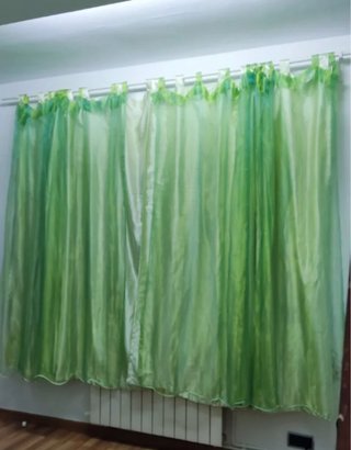 Cortinas verdes