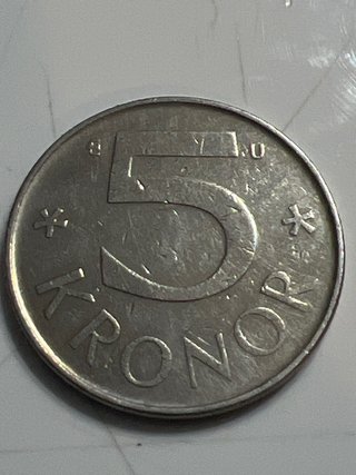 Lote 4 Monedas Suecas 5 Kronor