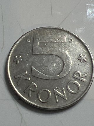 Lote 4 Monedas Suecas 5 Kronor