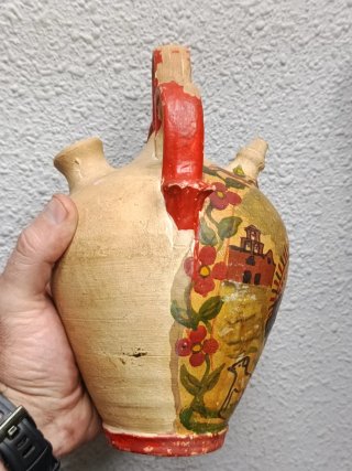 Botijo antiguo Virgen de la Cabeza Andújar