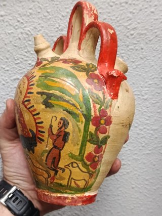 Botijo antiguo Virgen de la Cabeza Andújar