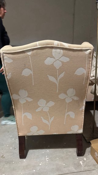 2 Sillones Beige Estampado Floral
