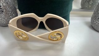 Gafas de sol Gucci color hueso  Mujer