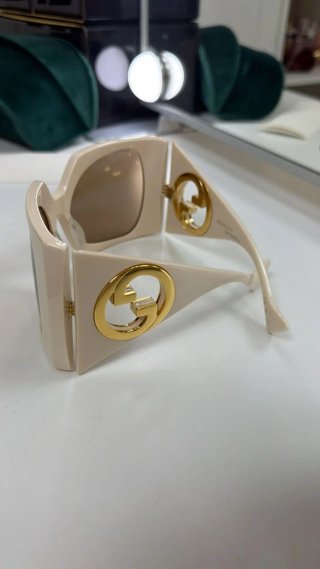 Gafas de sol Gucci color hueso  Mujer